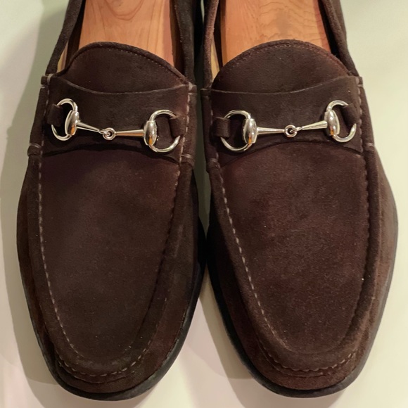 Gucci brown suede horsebit loafers mens 🔥🔥10.5🔥🔥 - Picture 6 of 9